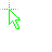 contoured green cursor