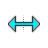 Horizontal resize cursor