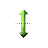 Vertical resize cursor