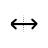 Horizontal resize cursor