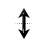 Vertical resize cursor