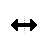 Horizontal resize cursor