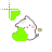 Kawaii Green Kitty Cat kitten Verde Lima Cursors preview