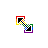 gay Diagonal Resize 1 cursor