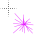 purple sparkles cursor