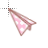 Paper Plane Airplane Pink Cursors preview