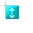 Vertical resize cursor