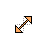 Orange Diagonal 2 cursor