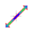 Colour energetic diagnoal resize 2 cursor
