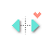 Horizontal resize cursor