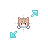Neuro Diagonal 2 (Animated Ears) cursor