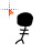 shuffling stickman cursor