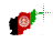 Afghan Map-Flag cursor