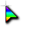 3D Reverse Rockin' Rainbow cursor