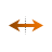 Horizontal resize cursor