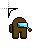 Brown writing cursor
