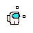 White diagonal 1 cursor