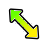 Diagonal cursor