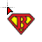 Superman Alphabet b cursor