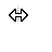 Horizontal resize cursor
