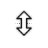Vertical resize cursor