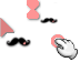 Bigotito (moustache) Cursors preview
