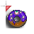 A monster donut, sprinkled with eyeballs cursor