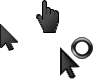 Black Aero Cursors preview