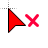 Red Cursor Set-No cursor