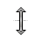 Vertical resize cursor