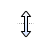 Vertical resize cursor