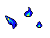 Blue Pixie Fire Cursors cursor preview