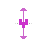 Vertical resize cursor