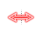 Horizontal resize cursor