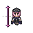 Vertical resize cursor