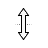 Vertical resize cursor