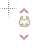 Vertical resize cursor