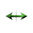 Horizontal resize cursor