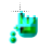 Colourful person cursor