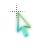 blue to green fade cursor cursor
