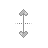 Vertical resize cursor