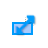 Material Blue diagonal 2 cursor