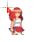 red girl cursor cursor