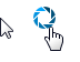 Windows 7 Portal Medium Blue Edit Cursors preview