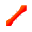 Orange Red Diagonal Resize 2 cursor