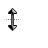 Vertical resize cursor