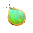 Rainbow Gemstones Set in Gold Cursors preview