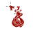 Burning rose - red (Mars Red) cursor