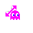 diagonal Fantasma violeta cursor
