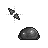 Black Slime (Diagonal Resize 1) cursor